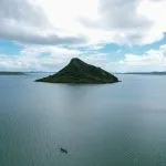 Nosy Lonjo, le pain de sucre, dans la baie de Diego Suarez au nord de Madagascar